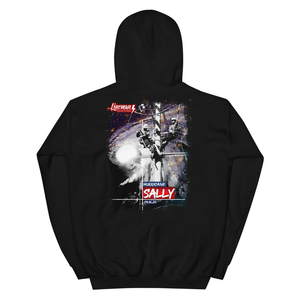 Hurricane Sally 2020 Power Lineman Hooded Sweatshirt