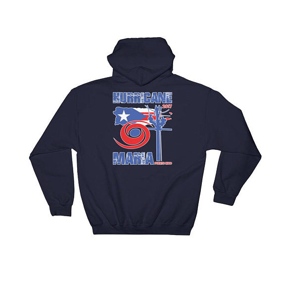 Hurricane Maria 2017 Power Lineman Hooded Sweatshirt