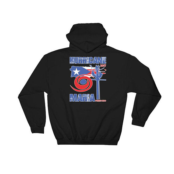 Hurricane Maria 2017 Power Lineman Hooded Sweatshirt