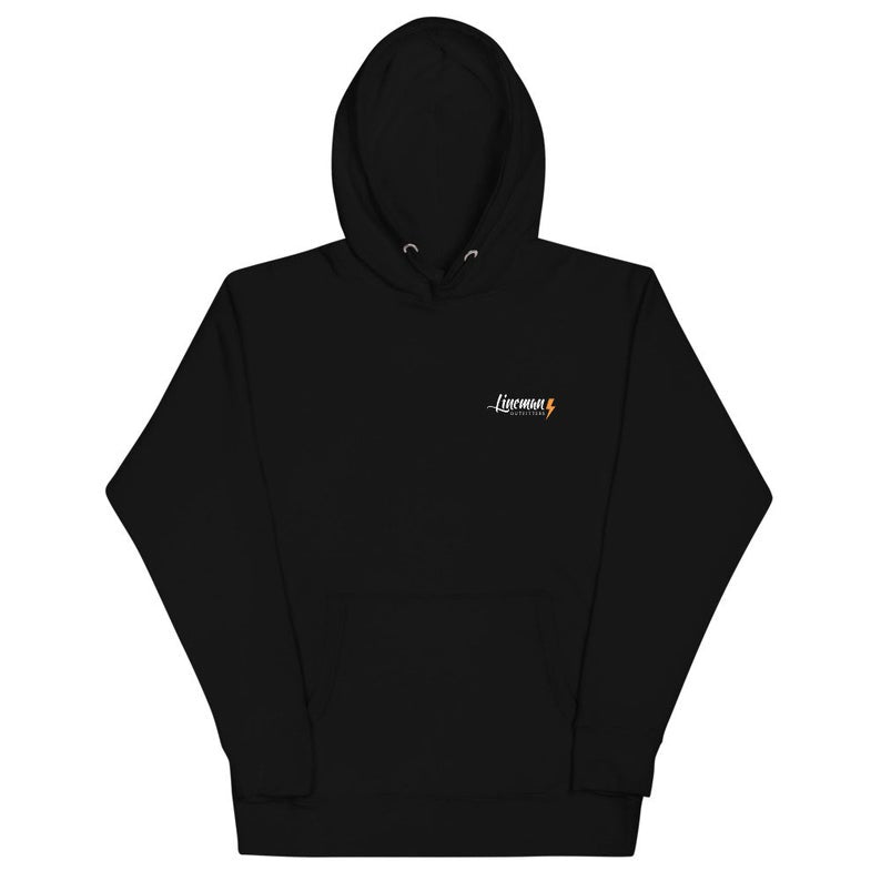 Hurricane Delta 2020 Power Lineman Hooded Sweatshirt