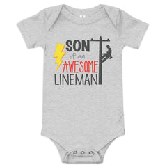 Son of an Awesome Lineman Infant Bodysuit