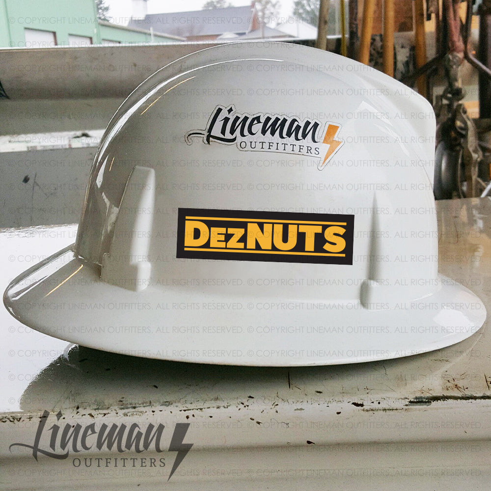 DezNUTS Hat Decal / Sticker