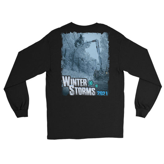 Winter Storms 2021 Power Lineman Long Sleeve T-Shirt