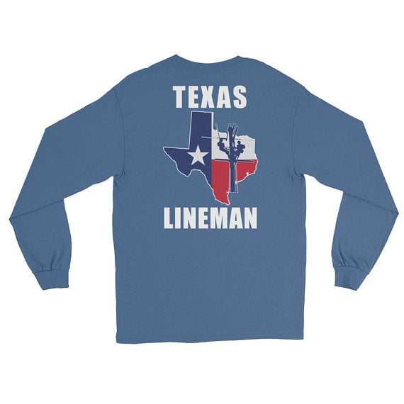 Texas Power Lineman Long Sleeve T-Shirt