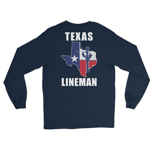 Texas Power Lineman Long Sleeve T-Shirt