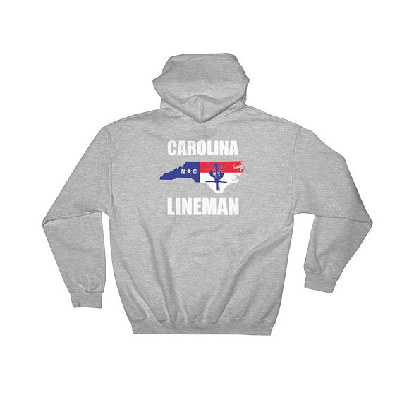 North Carolina Power Lineman Hooded Sweatshirt