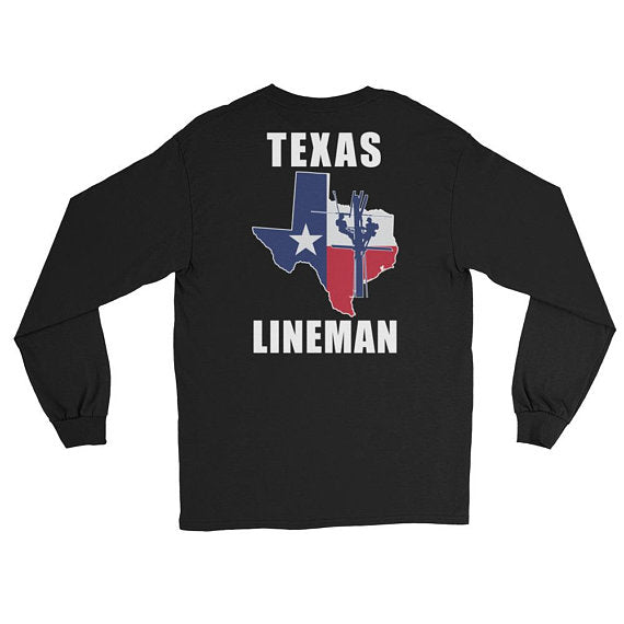 Texas Power Lineman Long Sleeve T-Shirt