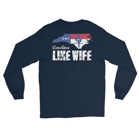 Carolina Line Wife Long Sleeve T-Shirt