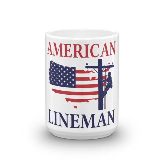 American Lineman Coffee Mug