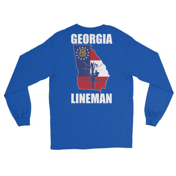 Georgia Power Lineman Long Sleeve T-Shirt