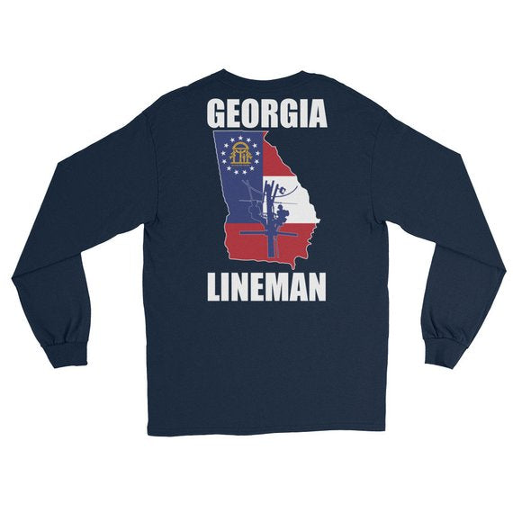 Georgia Power Lineman Long Sleeve T-Shirt