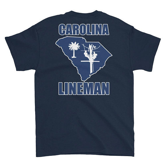 South Carolina Power Lineman Short Sleeve T-Shirt