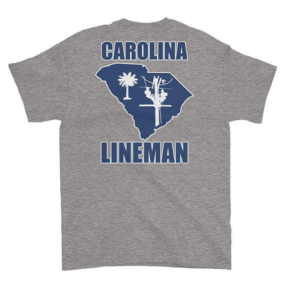 South Carolina Power Lineman Short Sleeve T-Shirt