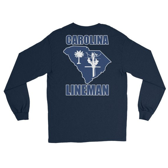 South Carolina Power Lineman Long Sleeve T-Shirt