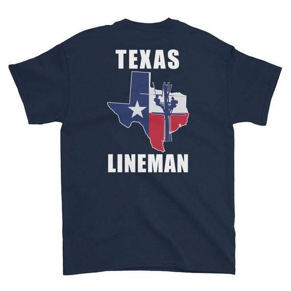 Texas Power Lineman Short Sleeve T-Shirt