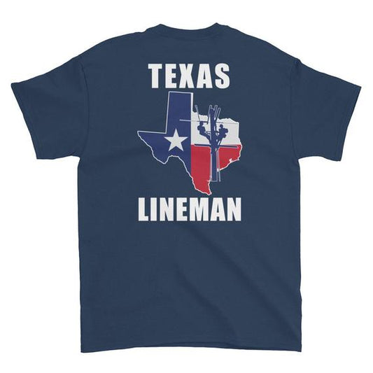 Texas Power Lineman Short Sleeve T-Shirt