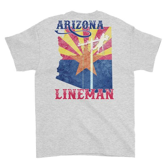 Arizona Power Lineman Short Sleeve T-Shirt