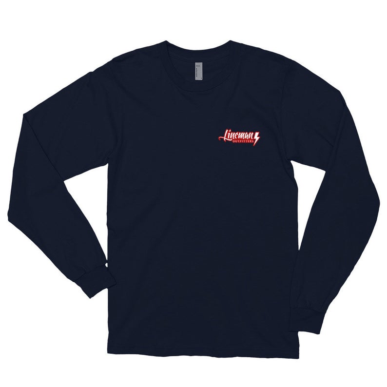 Hurricane Sally 2020 Power Lineman Long Sleeve T-Shirt