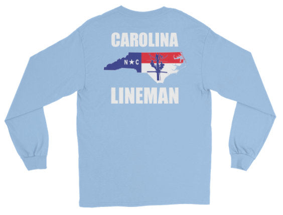 North Carolina Power Lineman Long Sleeve T-Shirt