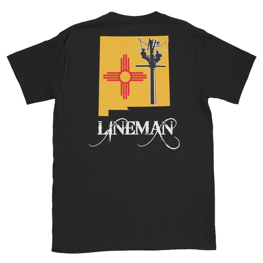 New Mexico Power Lineman Short Sleeve T-Shirt