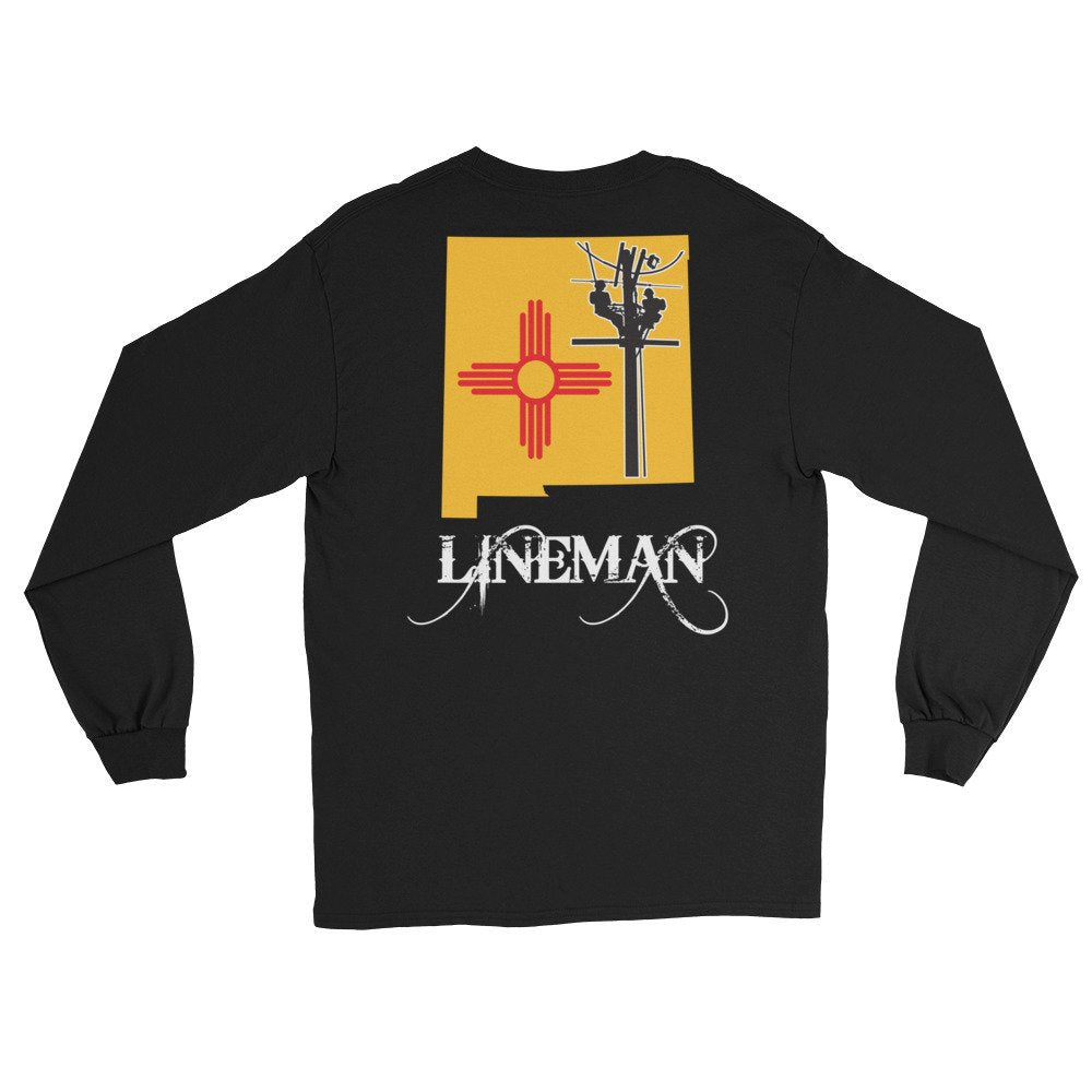 New Mexico Power Lineman Long Sleeve T-Shirt