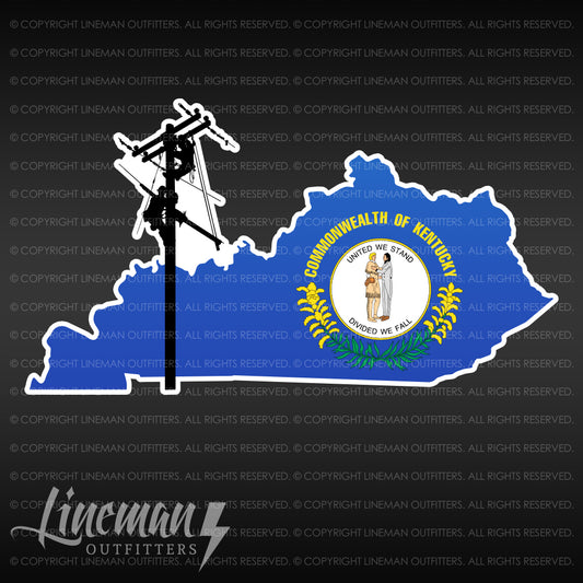 Kentucky Power Lineman Vehicle Decal