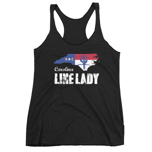 North Carolina Line Lady 2 Women’s Racerback Tank