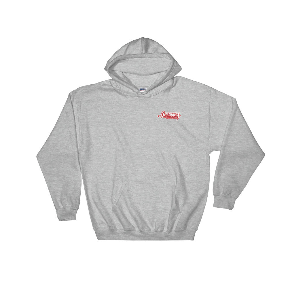 American USA Power Lineman Hooded Sweatshirt