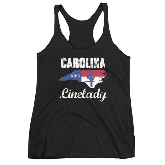 North Carolina Line Lady 1 Women’s Racerback Tank