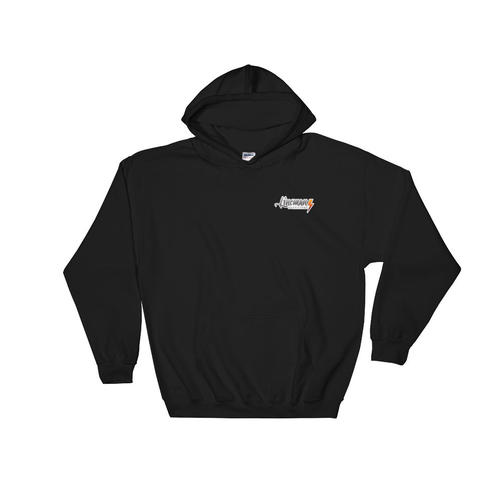 Wind Blew Shit Flew Out Came The Line Crew Hooded Sweatshirt