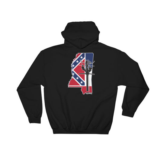 Mississippi Power Lineman (No Text) Hooded Sweatshirt