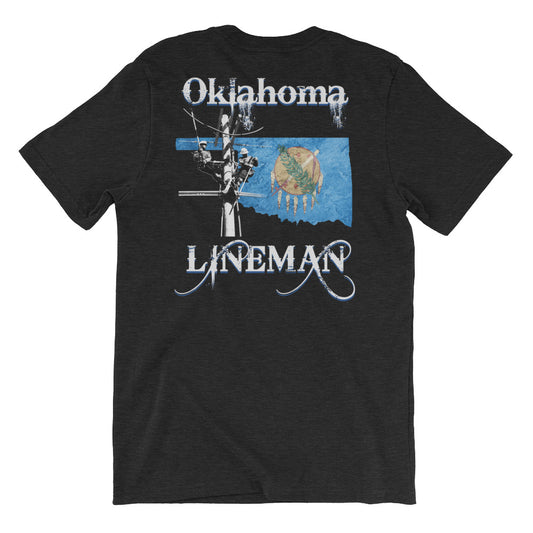 Oklahoma Power Lineman Short Sleeve T-Shirt