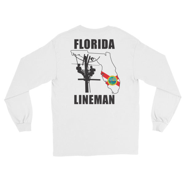 Florida Power Lineman Long Sleeve T-Shirt