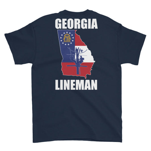 Georgia Power Lineman Short Sleeve T-Shirt