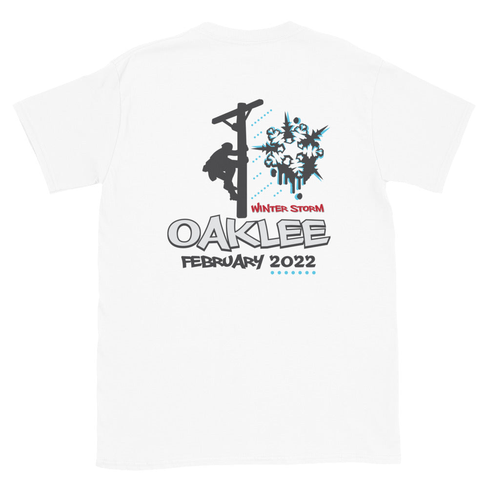 Winter Storm Oaklee 2022 Power Lineman Short-Sleeve T-Shirt