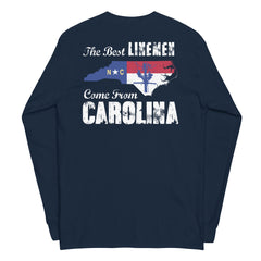 The Best Linemen Come from Carolina Power Lineman Long Sleeve Shirt