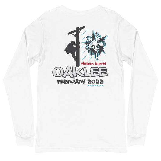 Winter Storm Oaklee 2022 Power Lineman Long Sleeve T-Shirt