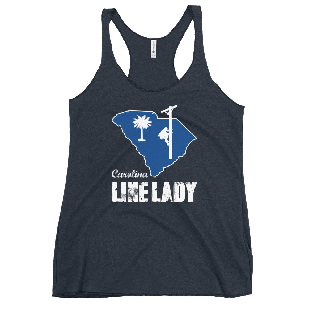 South Carolina Line Lady Women's Racerback Tank